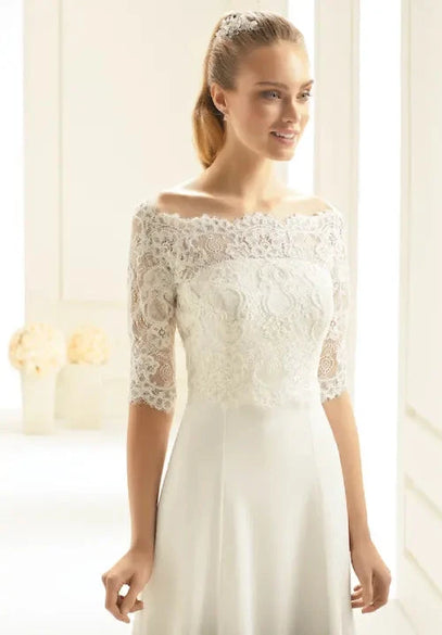 Bolero de novia de encaje Odilia Bridal